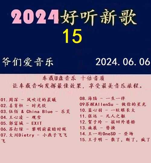 群星《2024好听新歌15》十倍音质WAV分轨